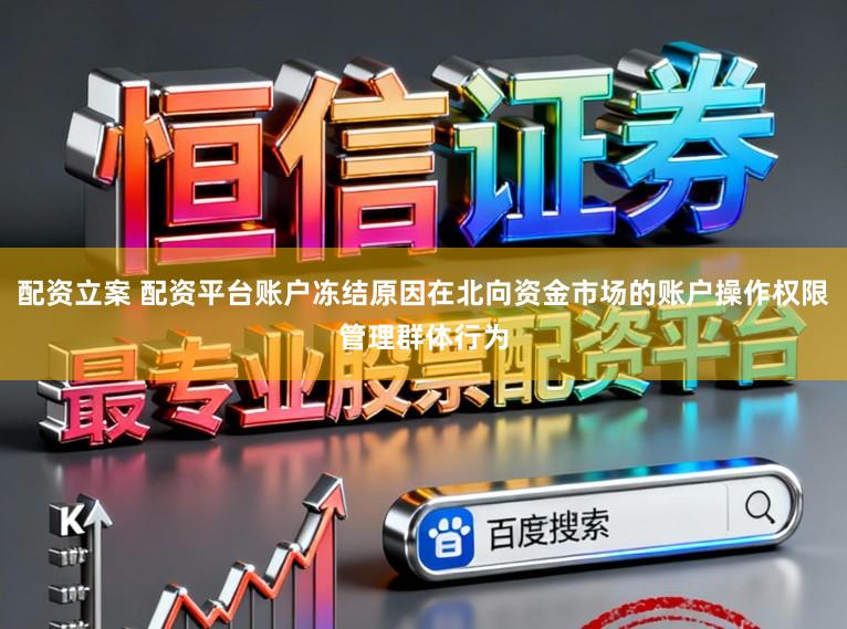 配资立案 配资平台账户冻结原因在北向资金市场的账户操作权限管理群体行为