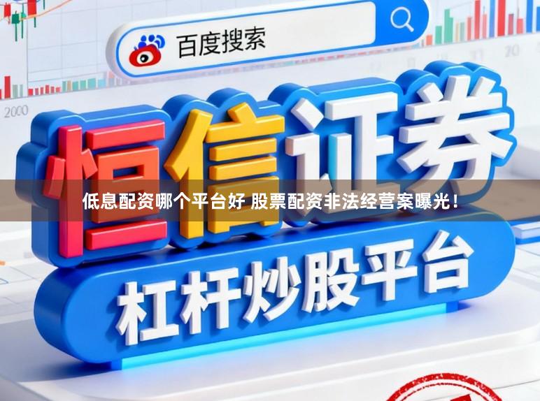 低息配资哪个平台好 股票配资非法经营案曝光！